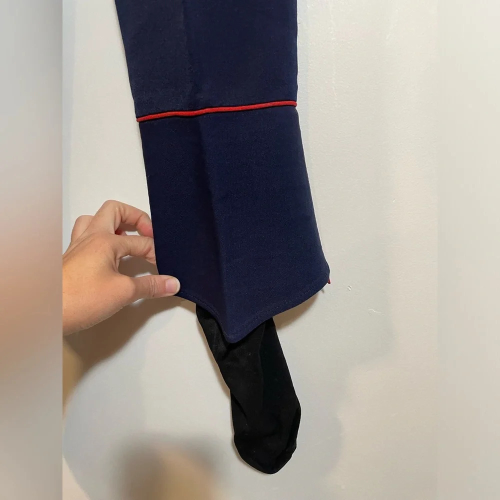 Vintage Edelweiss Blue Ski Pants, Union Tag, Built in Sock, Retro 60’s/70’s - Picture 7 of 11